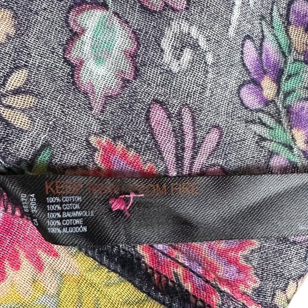 ANTHROPOLOGIE Vibrant Tunisian Paisley Smocked Boho Cover-Up Tunic - Picture 13 of 16